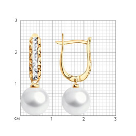 Серьги SOKOLOV - Золото 585, Жемчуг культивированный (арт. 792474)