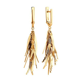 Серьги Diamant - Золото 585 (арт. 51-121-02616-1)