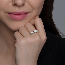 Кольцо Diamant - Серебро 925, Фианит (арт. 94-110-02639-1)