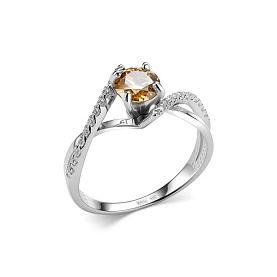 Кольцо Дар - Серебро 925, Синтетический муассанит, Фианит (арт. К-5157рс162000)