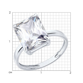 Кольцо Diamant - Серебро 925, Фианит (арт. 94-110-00082-1)