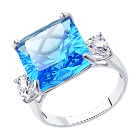 Кольцо Diamant - Серебро 925, Алпанит, Фианит (арт. 94-110-01029-1)