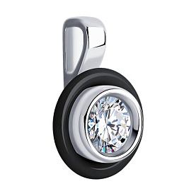 Подвеска SOKOLOV - Серебро 925, Керамика, Фианит (арт. 94032864)