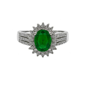 Кольцо Мастер Клио - Серебро 925, Синтетический ситалл , Фианит (арт. 23К149291)