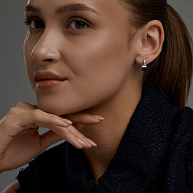 Серьги Diamant - Серебро 925, Фианит (арт. 94-120-00251-1)