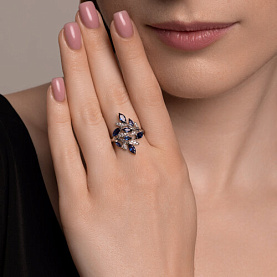 Кольцо SOKOLOV - Серебро 925, Фианит (арт. 94014096)