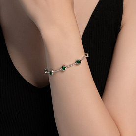 Браслет SOKOLOV - Серебро 925, Фианит (арт. 94051052-91)