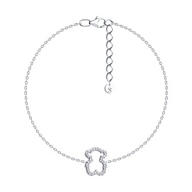 Браслет SOKOLOV - Серебро 925, Фианит (арт. 94051543)