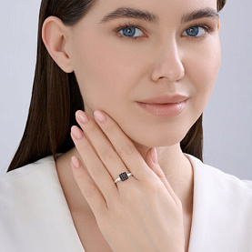 Кольцо SOKOLOV - Серебро 925, Фианит (арт. 94014629)