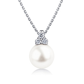 Подвеска Platinum Lab. - Платина 950, Жемчуг культивированный (арт. ПП-212-02)