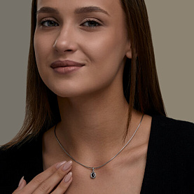 Подвеска SOKOLOV - Серебро 925, Гранат (арт. 92030873)