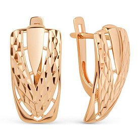 Серьги ЮФ Династия - Золото 375 (арт. 025362-5010)