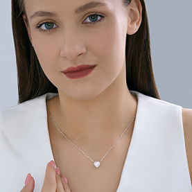 Колье SOKOLOV - Серебро 925, Фианит (арт. 94071280-91)