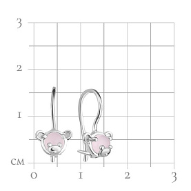 Серьги Talant - Серебро 925, Фианит (арт. 13-72-000R-10578)