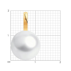 Подвеска Diamant - Серебро 925, Жемчуг культивированный (арт. 93-330-01933-2)