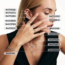 Кольцо SOKOLOV - Серебро 925, Фианит (арт. 94013765)