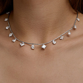 Колье SOKOLOV - Серебро 925, Фианит (арт. 94071417)