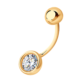 Пирсинг SOKOLOV - Серебро 925, Фианит (арт. 93060007)