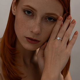 Кольцо SOKOLOV - Серебро 925, Топаз (арт. 92012088)