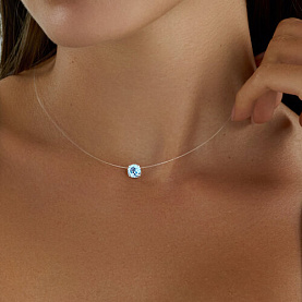 Колье SOKOLOV - Серебро 925, Топаз (арт. 92070053)