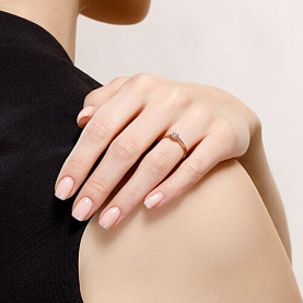 Кольцо SOKOLOV - Серебро 925, Фианит (арт. 93011084)