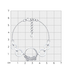 Браслет SOKOLOV - Серебро 925 (арт. 94051547)