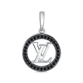 Подвеска Иллада - Серебро 925, Фианит (арт. с030880-5)