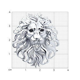 Брошь SOKOLOV - Серебро 925, Фианит (арт. 94049007)