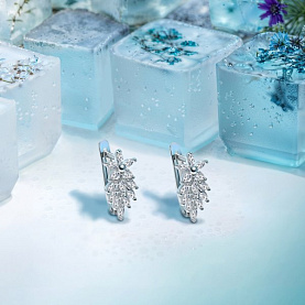Серьги Talant - Серебро 925, Фианит (арт. 10-72-0001-15836)