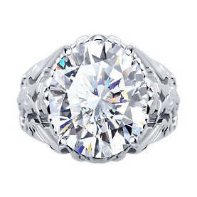 Кольцо SOKOLOV - Серебро 925, Фианит (арт. 94014069)