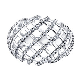 Кольцо SOKOLOV - Серебро 925, Фианит (арт. 94014727)