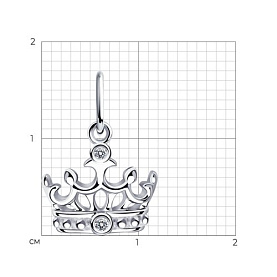 Подвеска Diamant - Серебро 925, Фианит (арт. 94-130-01087-1)