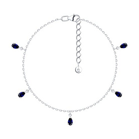 Браслет SOKOLOV - Серебро 925, Фианит (арт. 94051678)