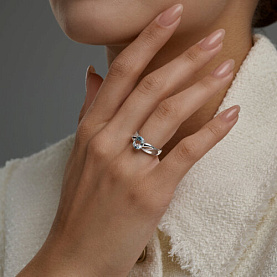 Кольцо SOKOLOV - Серебро 925, Топаз (арт. 92014847)