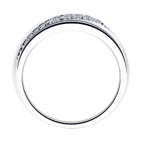 Кольцо SOKOLOV - Серебро 925, Фианит (арт. 94011986)