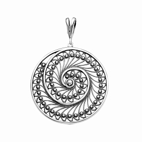 Подвеска Красная пресня - Серебро 925 (арт. 53010398)