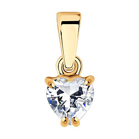 Подвеска SOKOLOV - Серебро 925, Фианит (арт. 93030442)