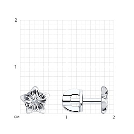 Серьги SOKOLOV - Серебро 925, Фианит (арт. 94020528)