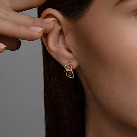 Серьги SOKOLOV - Серебро 925, Фианит (арт. 93022434)