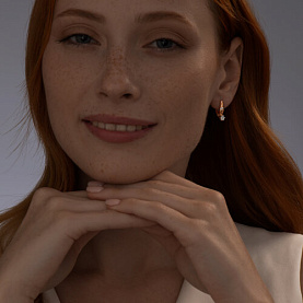 Серьги SOKOLOV - Серебро 925, Бриллиант (арт. 87020066)