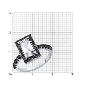 Кольцо Diamant - Серебро 925, Фианит (арт. 94-110-00202-1)