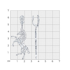Серьги SOKOLOV - Серебро 925, Фианит (арт. 94027542)
