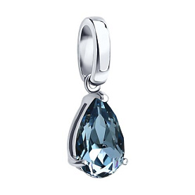 Подвеска SOKOLOV - Серебро 925, Кристалл (арт. 94033404)