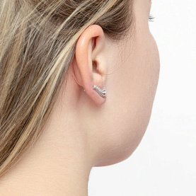 Серьги SOKOLOV - Серебро 925, Фианит (арт. 94021849)