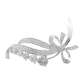 Брошь Мастер Клио - Серебро 925, Фианит (арт. 22В135176)