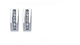 Серьги Platinum Lab. - Платина 950, Бриллиант (арт. ПС-021-03)