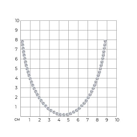 Колье SOKOLOV - Серебро 925, Фианит (арт. 94071330)