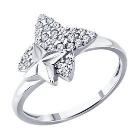 Кольцо SOKOLOV - Серебро 925, Фианит (арт. 94014728)