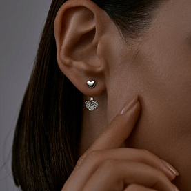 Серьги SOKOLOV - Серебро 925, Фианит (арт. 94025910)