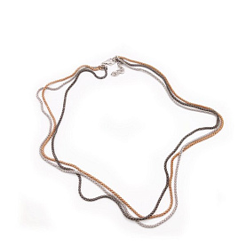 Колье Фиделис - Серебро 925 (арт. XGI01645-RdRtR)